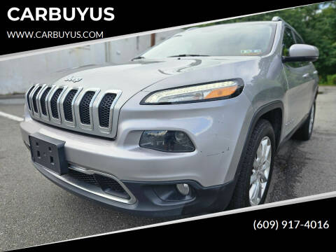 2016 Jeep Cherokee for sale at CARBUYUS in Ewing NJ