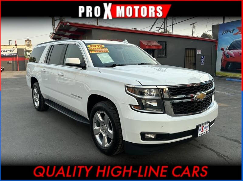 2016 Chevrolet Suburban for sale at Pro X Motors in South Gate CA