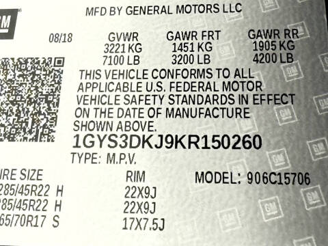 2019 Cadillac Escalade Platinum