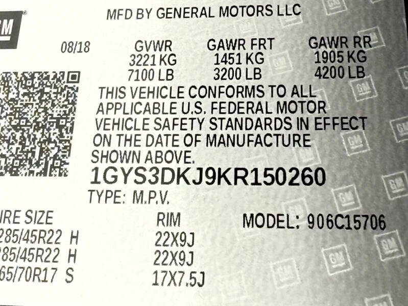 2019 Cadillac Escalade Platinum