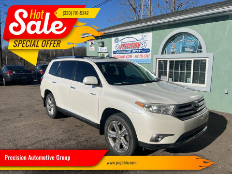 2012 Toyota Highlander for sale at Precision Automotive Group in Youngstown OH