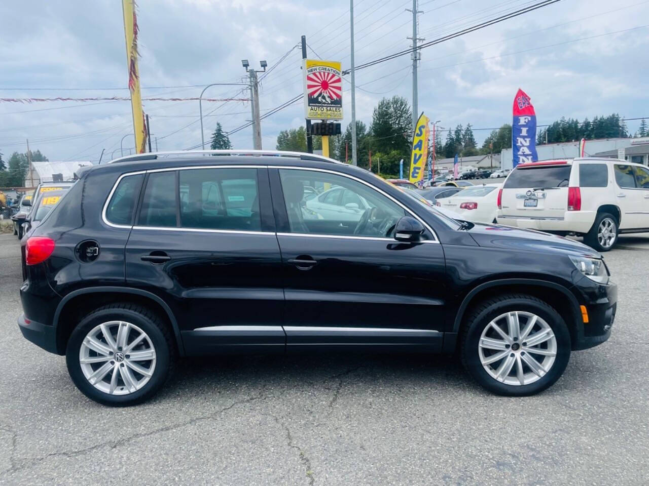 2012 Volkswagen Tiguan for sale at New Creation Auto Sales in Everett, WA