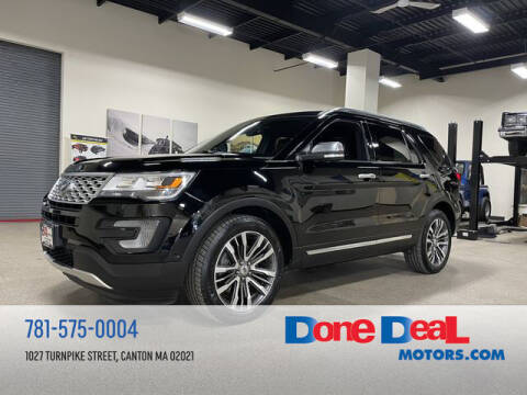 2017 Ford Explorer for sale at DONE DEAL MOTORS in Canton MA