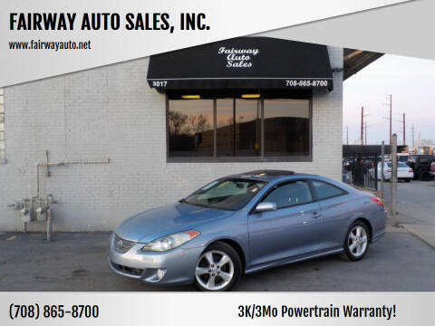 2006 Toyota Camry Solara for sale at FAIRWAY AUTO SALES, INC. in Melrose Park IL