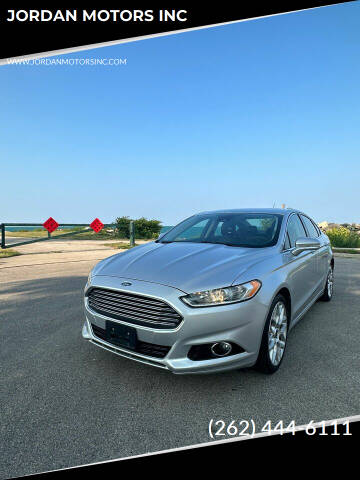 2014 Ford Fusion for sale at JORDAN MOTORS INC in Kenosha WI