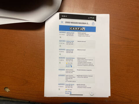 2000 Nissan Maxima GLE