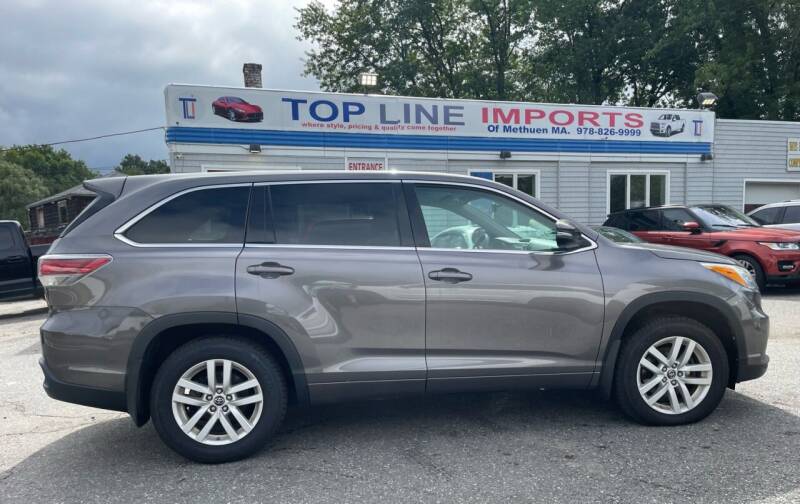 2016 Toyota Highlander for sale at Top Line Import of Methuen in Methuen MA