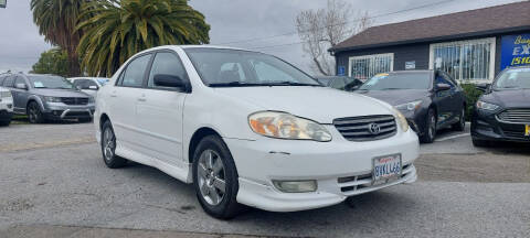 2003 Toyota Corolla for sale at Bay Auto Exchange in Fremont CA