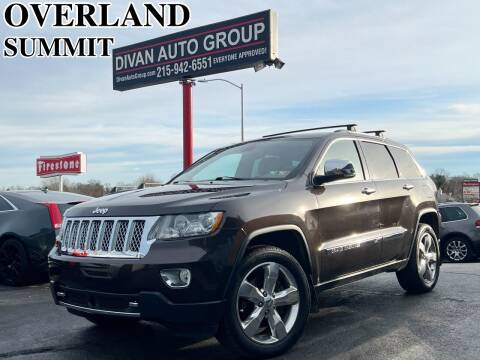 2012 Jeep Grand Cherokee for sale at Divan Auto Group in Feasterville Trevose PA