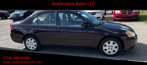2001 Honda Civic for sale at Xcelerator Auto LLC in Indiana PA