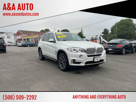 2017 BMW X5 for sale at A&A AUTO in Fairhaven MA