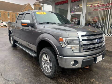 2013 Ford F-150 for sale at KUHLMAN MOTORS in Maquoketa IA
