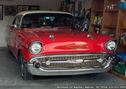1957 Chevrolet Bel Air for sale at Autohaus of Naples in Naples FL