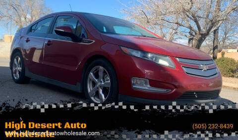 2012 Chevrolet Volt for sale at High Desert Auto Wholesale in Albuquerque NM