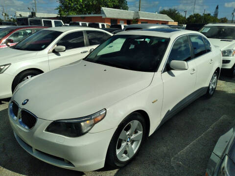 2007 BMW 5 Series for sale at P S AUTO ENTERPRISES INC in Miramar FL