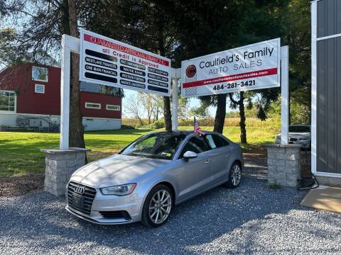 2015 Audi A3 for sale at Caulfields Family Auto Sales in Bath PA