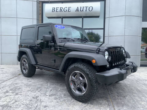 2017 Jeep Wrangler for sale at Berge Auto in Orem UT