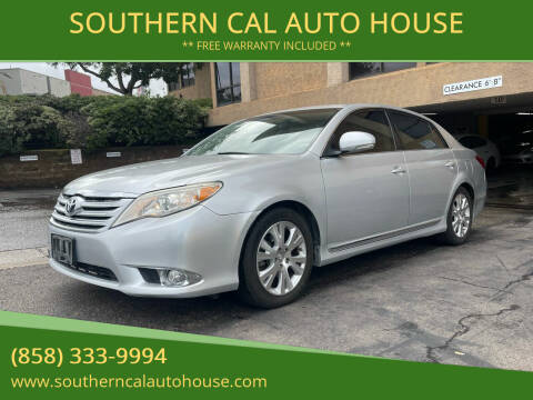 2011 Toyota Avalon for sale at SOUTHERN CAL AUTO HOUSE in San Diego CA