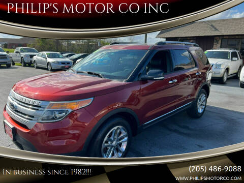 2014 Ford Explorer for sale at PHILIP'S MOTOR CO INC in Haleyville AL