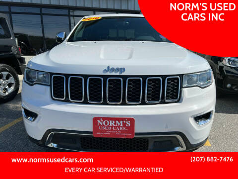 2018 Jeep Grand Cherokee for sale at NORM'S USED CARS INC in Wiscasset ME