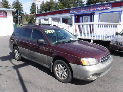 2000 Subaru Outback for sale at 777 Auto Sales and Service in Tacoma WA