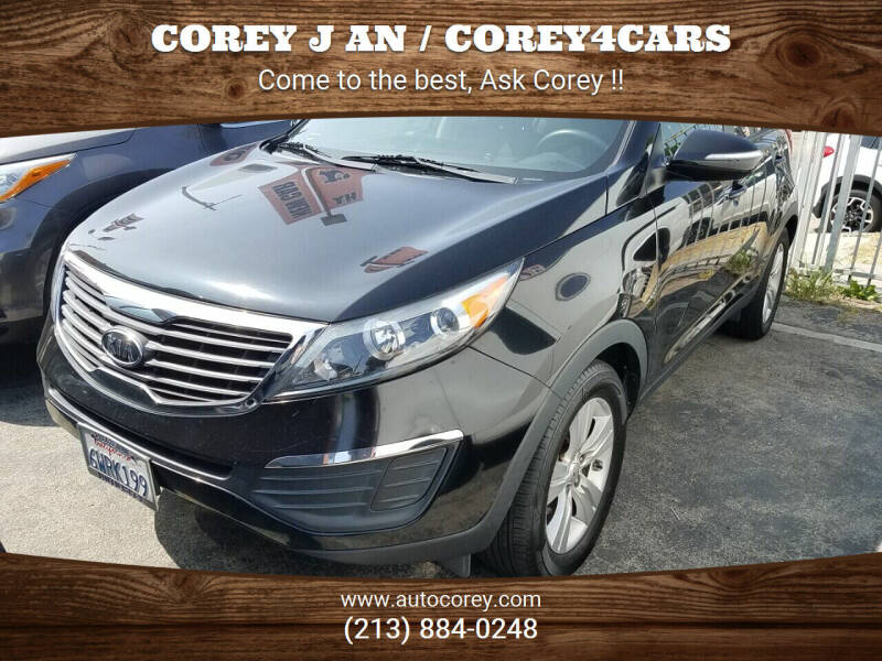 2012 Kia Sportage for sale at WWW.COREY4CARS.COM / COREY J AN in Los Angeles CA