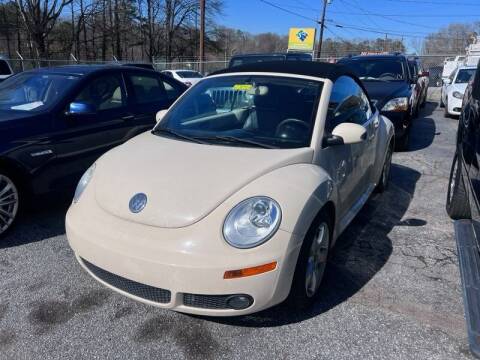 2006 Volkswagen New Beetle Convertible for sale at LAKE CITY AUTO SALES - Jonesboro in Morrow GA
