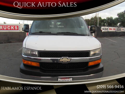 2013 Chevrolet Express Passenger for sale at Quick Auto Sales in Modesto CA