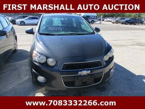 2014 Chevrolet Sonic for sale at First Marshall Auto Auction in Harvey IL