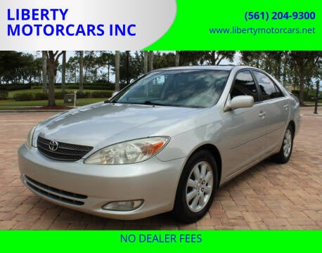 2004 Toyota Camry for sale at LIBERTY MOTORCARS INC in Royal Palm Beach FL