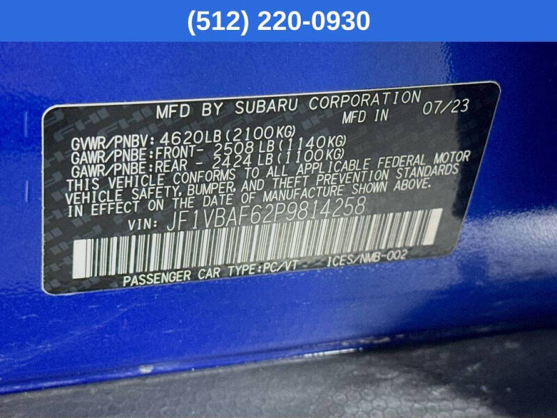 2023 Subaru WRX Premium