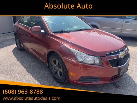 2013 Chevrolet Cruze for sale at Absolute Auto in Baraboo WI