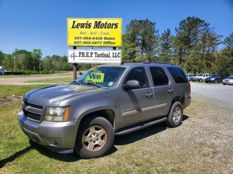 2007 Chevrolet Tahoe for sale at Lewis Motors LLC in Deridder LA