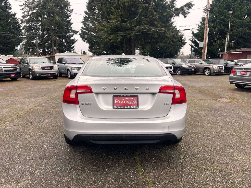 2012 Volvo S60 for sale at PLATINUM AUTO SALES INC in Lacey, WA