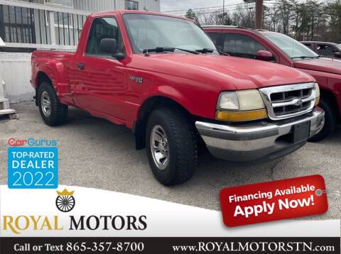 1998 Ford Ranger for sale at ROYAL MOTORS LLC in Knoxville TN