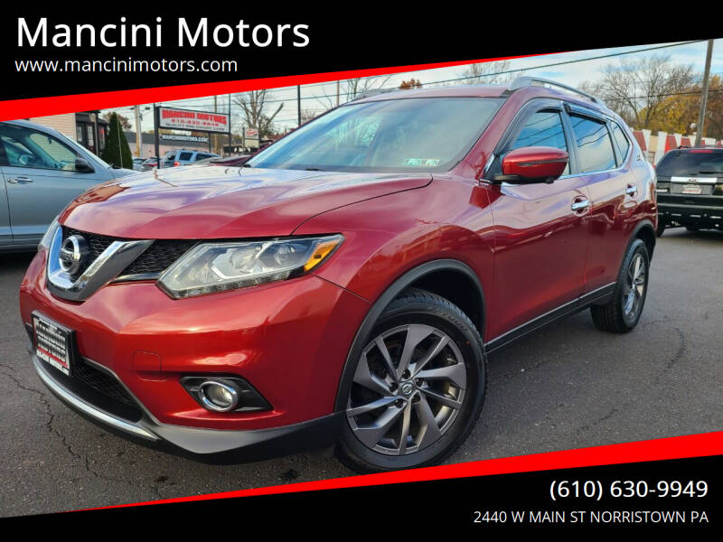 2016 Nissan Rogue for sale at Mancini Motors in Norristown PA