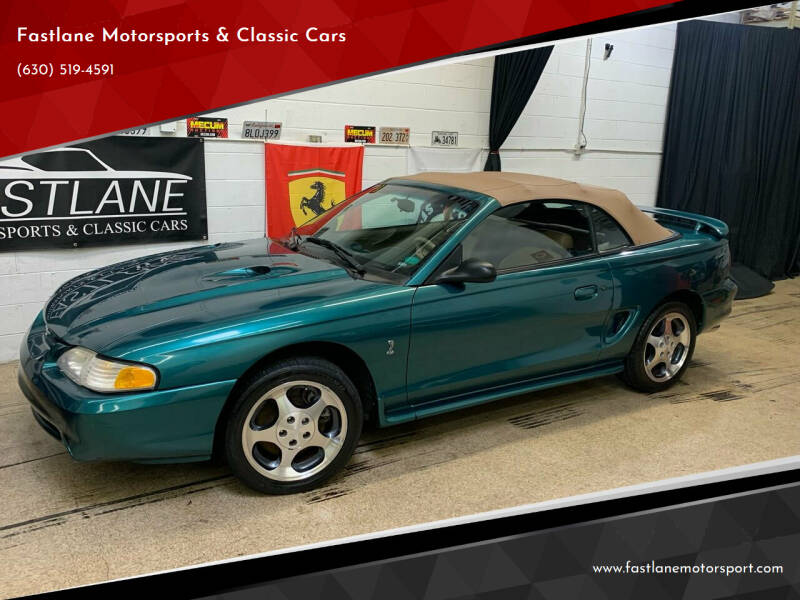 1997 Ford Mustang SVT Cobra for sale at Fastlane Motorsports & Classic Cars in Addison IL
