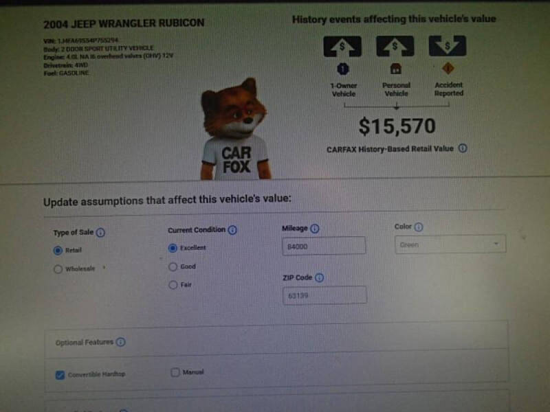 2004 Jeep Wrangler Rubicon