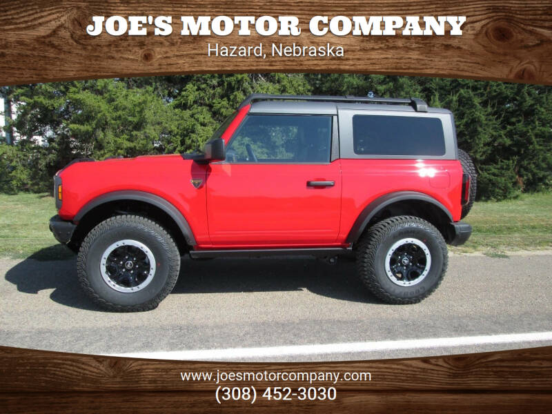 2024 Ford Bronco for sale at Joe's Motor Company in Hazard NE