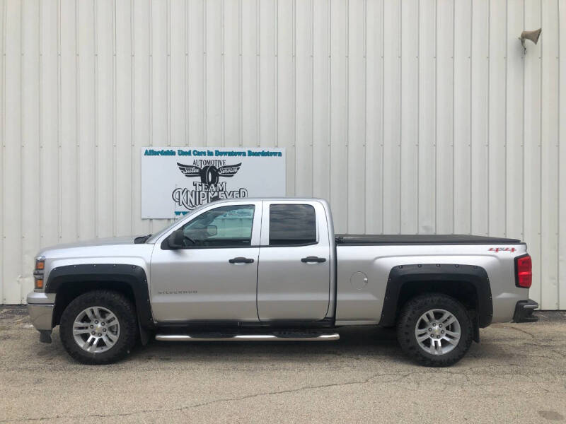 Used 2014 Chevrolet Silverado 1500 LT with VIN 1GCVKREC7EZ406948 for sale in Beardstown, IL