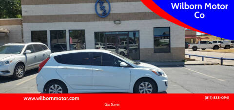 2017 Hyundai Accent for sale at Wilborn Motor Co in Fort Worth TX