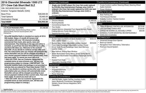 2016 Chevrolet Silverado 1500