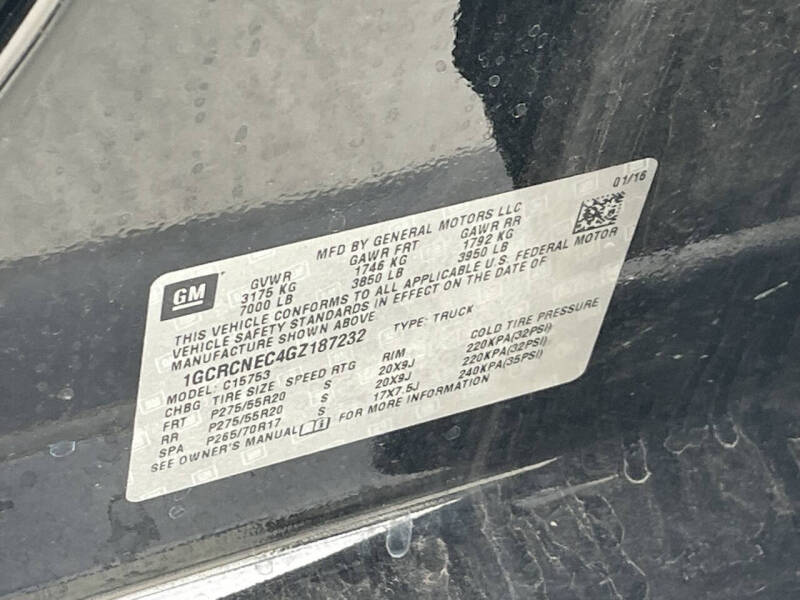 2016 Chevrolet Silverado 1500