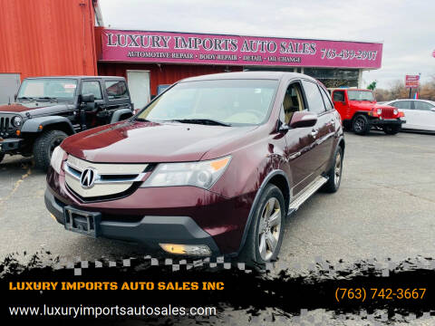 2007 Acura MDX for sale at LUXURY IMPORTS AUTO SALES INC in North Branch MN
