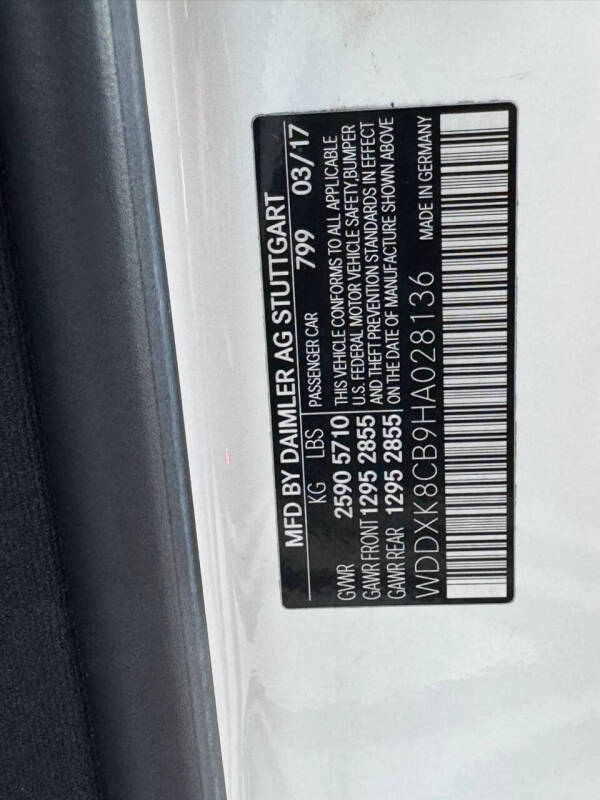 2017 Mercedes-Benz S-Class S 550