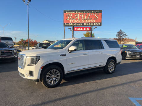 2022 GMC Yukon XL for sale at RAUL'S TRUCK & AUTO SALES, INC in Oklahoma City OK