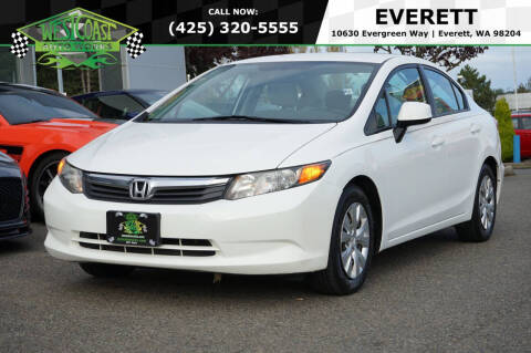 2012 Honda Civic for sale at West Coast AutoWorks in Everett WA