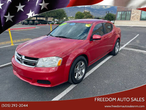 2012 Dodge Avenger for sale at Freedom Auto Sales in Albuquerque NM