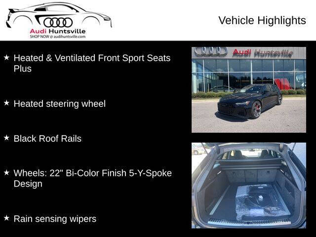 2026 Audi RS 6 Avant performance 4.0T quattro Avant