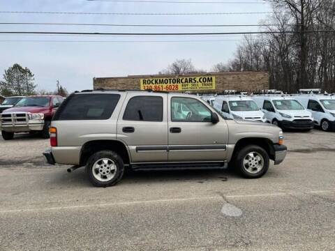 2003 Chevrolet Tahoe for sale at ROCK MOTORCARS LLC in Boston Heights OH